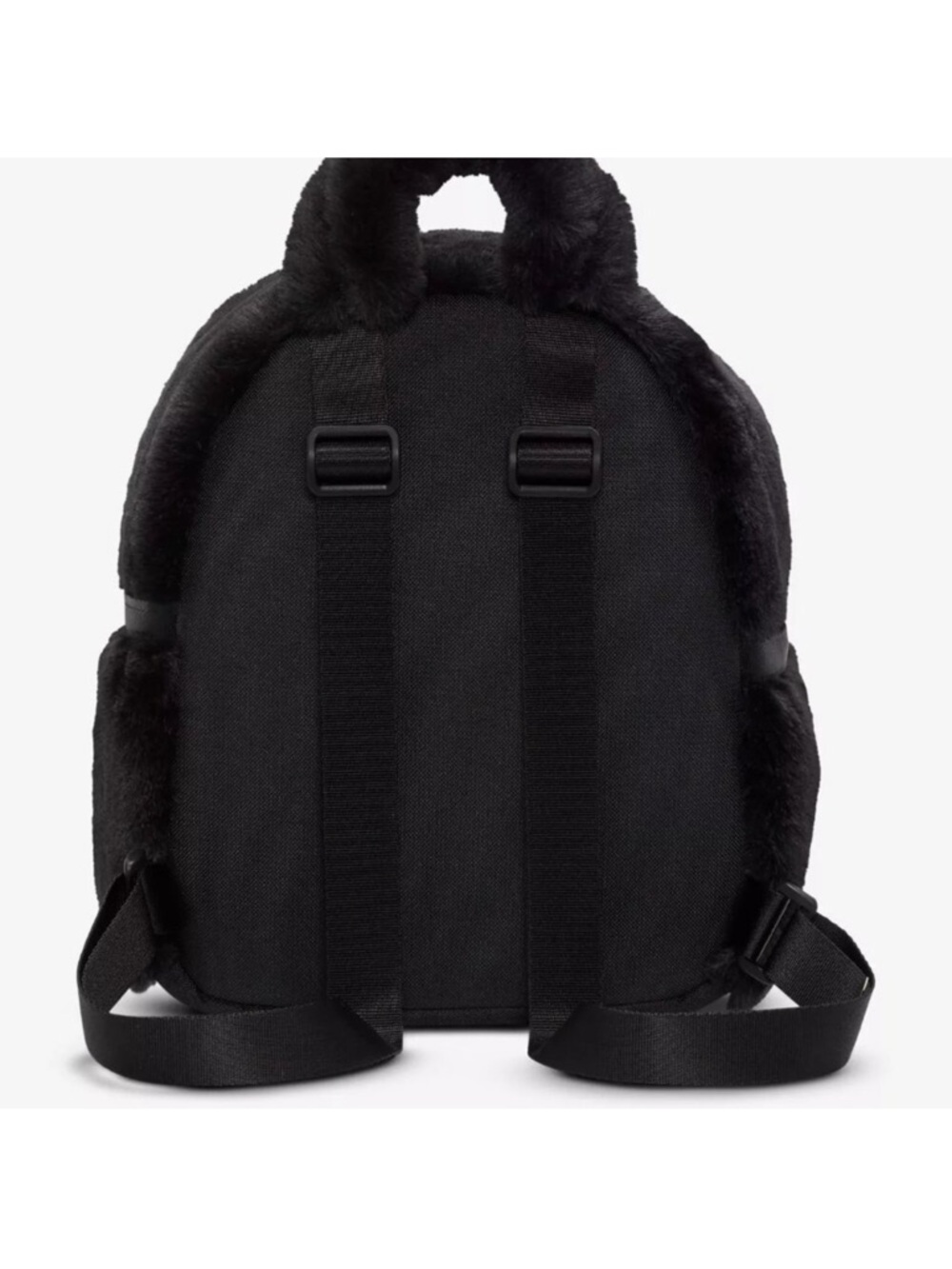 Nike Black Faux-Fur Backpack - Picture 2 of 6